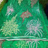 Green Beaded Luxury Lace