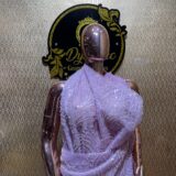 Lavender Beaded Luxury Lace