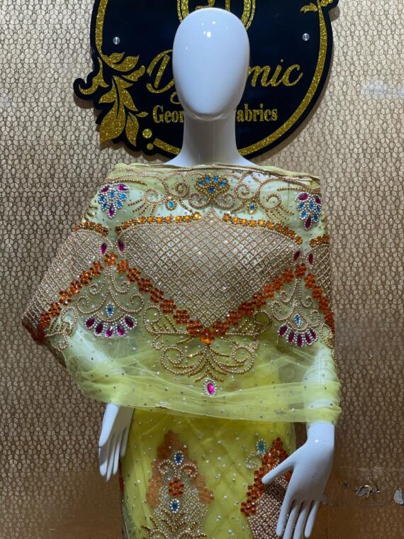 YELLOW VIP SILK ON GEORGE