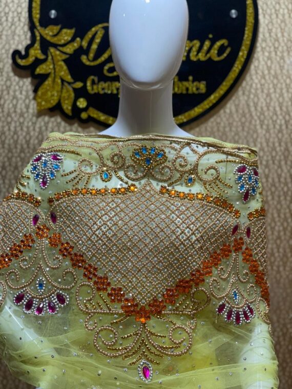 YELLOW VIP SILK ON GEORGE