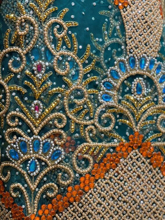 GREEN VIP SILK ON NET GEORGE