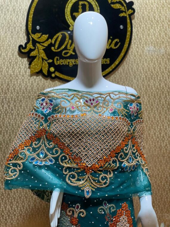 GREEN VIP SILK ON NET GEORGE