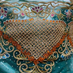 GREEN VIP SILK ON NET GEORGE